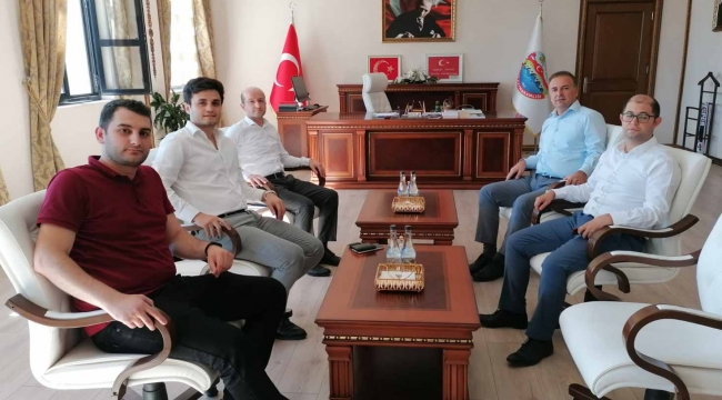 Kaymakam Güven, hakim ve savcıları ağırladı