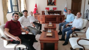 Kaymakam Güven, hakim ve savcıları ağırladı