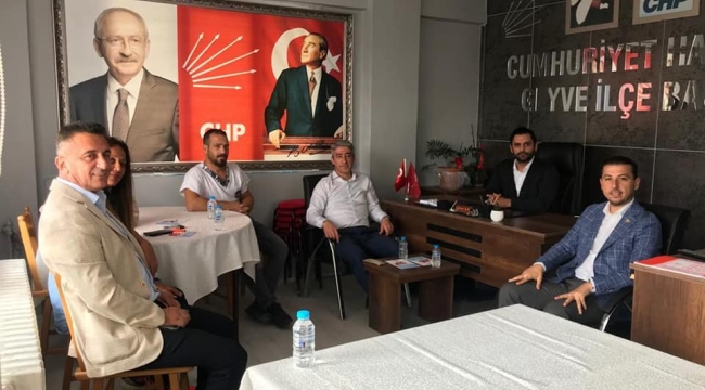 Marmaris Belediye başkanından CHP Geyve'ye ziyaret