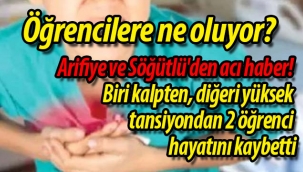Öğrencilere ne oluyor? 2 öğrenci öldü!
