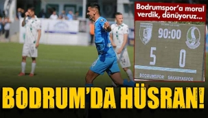 Bodrum'da büyük hüsran: 5-0