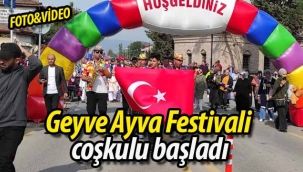 Geyve Ayva Festivali coşkulu başladı. 