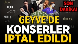Geyve Ayva Festivali'nde konserler iptal edildi!
