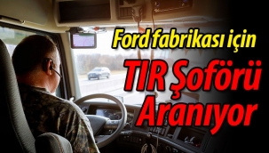TIR şoförü aranıyor! 