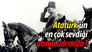 Atatürk'ün en çok sevdiği atının adı nedir?