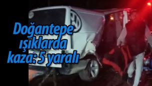 Geyve Doğantepe ışıklarda kaza: 5 yaralı