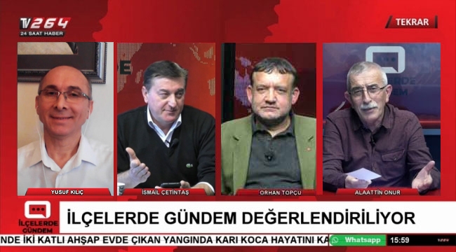 Geyve'nin gündemi TV264'te ele alınıyor