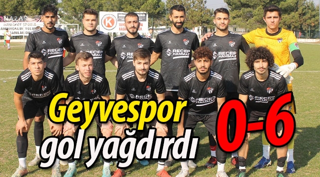 Geyvespor deplasmanda gol yağdırdı: 0-6