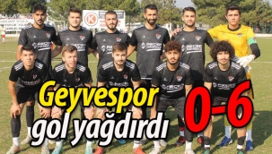 Geyvespor deplasmanda gol yağdırdı: 0-6
