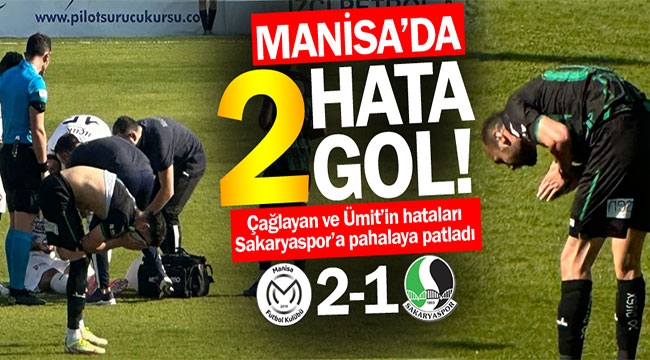 Manisa'da iki hata iki gol: 2-1