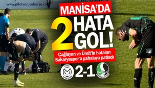 Manisa'da iki hata iki gol: 2-1