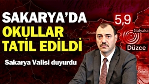 Sakarya'da okullar tatil