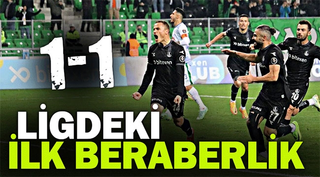 Sakaryaspor'dan sezonun ilk beraberliği