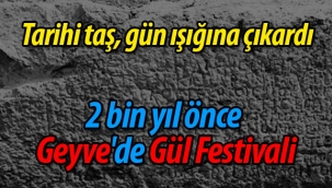 2 bin yıl önce Geyve'de Gül Festivali