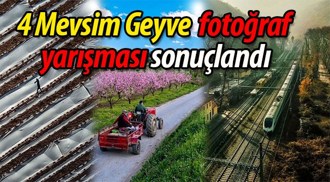 '4 Mevsim Geyve' fotoğraf yarışması sonuçlandı