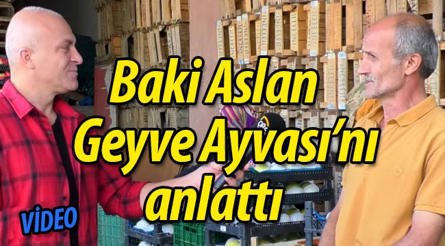 Baki Aslan, Çiftçi TV'de Geyve Ayvası'nı anlattı