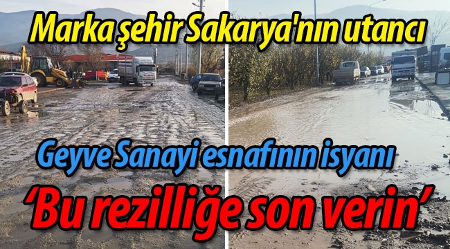  Geyve Sanayi esnafının isyanı