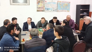 Kaymakam Güven ve Başkan Kaya'dan Çine'ye ziyaret