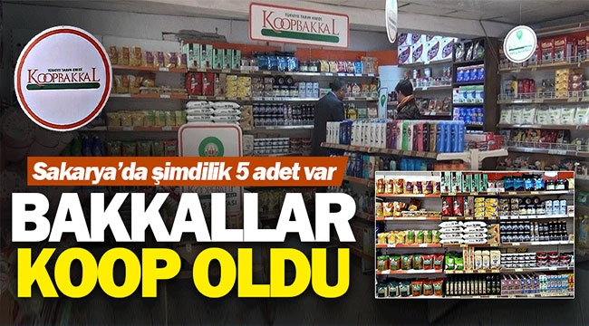 KoopBakkal geliyor! Sakarya'da 5 adet var