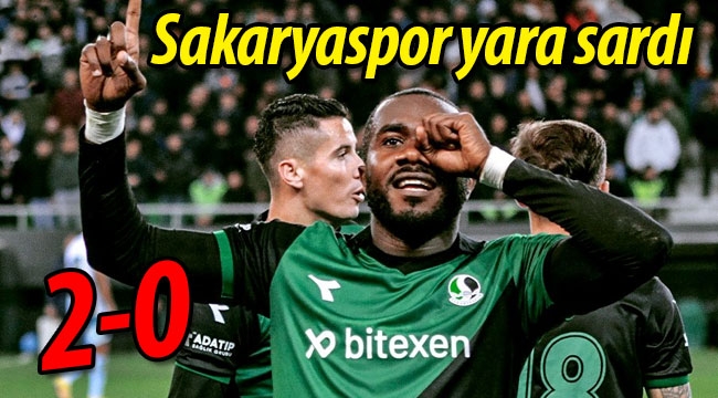 Sakaryaspor'dan kritik galibiyet 2-0
