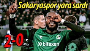 Sakaryaspor'dan kritik galibiyet 2-0