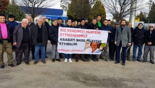 Araç muayene ücretine tepki