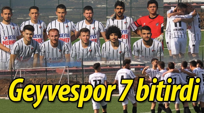 Geyvespor 7 bitirdi: 7-1