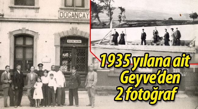 1935 yılına ait Geyve'den 2 fotoğraf