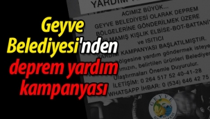 Geyve Belediyesi'nden deprem kampanyası