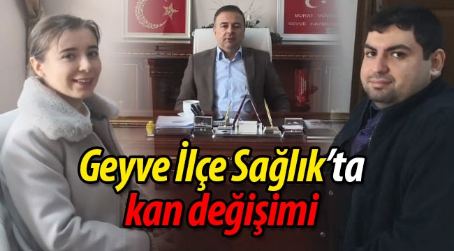 Geyve İlçe Sağlık Müdürlüğü'nde kan değişimi