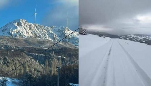 Geyve-Taraklı sınırında kar bereketi