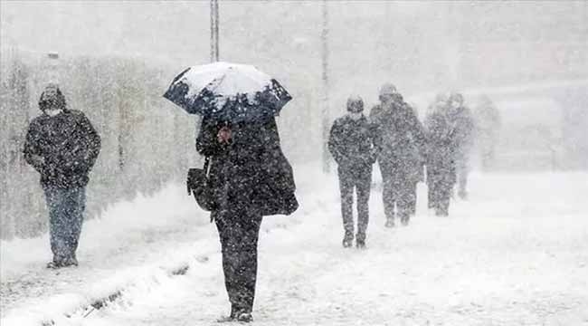 Meteorolojiden yoğun kar ve fırtına uyarısı