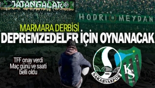 Sakarya-Kocaeli depremzedeler için oynayacak