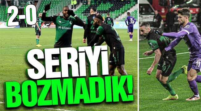 Sakaryaspor gümbür gümbür: 2-0