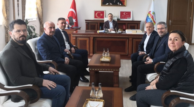 Başkan Atalay'dan Kaymakam Güven'e ziyaret