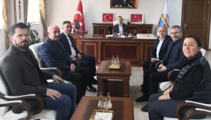 Başkan Atalay'dan Kaymakam Güven'e ziyaret