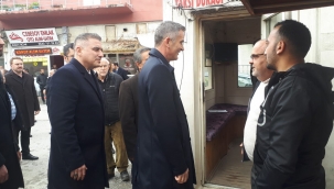 Dikbayır, Geyve'de esnafla bir araya geldi