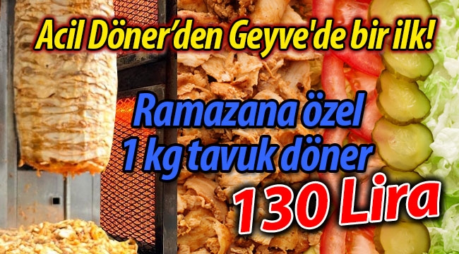 Geyve'de Ramazanda bir ilk! 