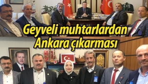 Geyveli muhtarlardan Ankara çıkarması