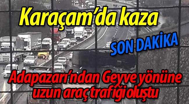 Karaçam'da TIR kazası