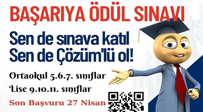 Geyve Çözüm'den "Başarıya Ödül" sınavı