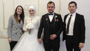 Merve ve Abdülkadir dünya evine girdi