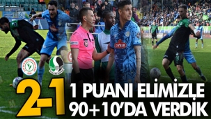 Sakaryaspor'a yazık oldu: 2-1