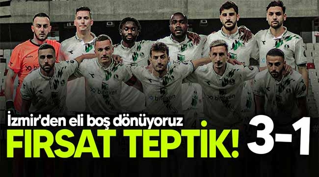 Sakaryaspor fırsat tepti! 