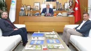 Atalay ve Çetinkaya'dan Yüce'ye ziyaret