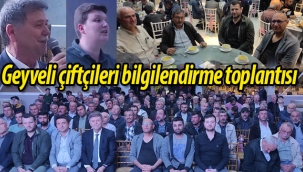 Geyveli çiftçileri bilgilendirme toplantısı