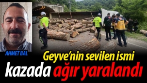 Geyveli sürücü kazada ağır yaralandı