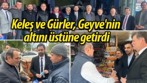 Keleş ve Gürler, Geyve'nin altını üstüne getirdi