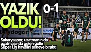 Yazık oldu! Süper Lig hayali seneye kaldı