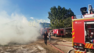 Çardak köyünde yangın